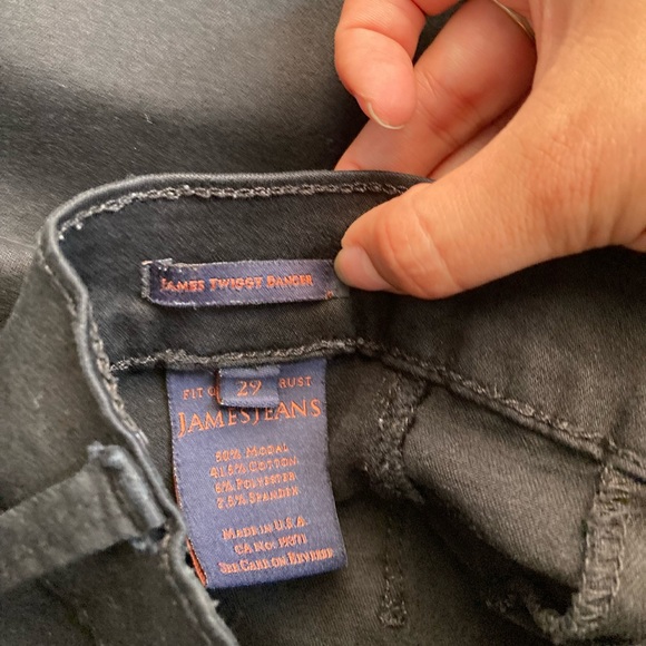 James Jeans James Twiggy Dancer Black distressed skinny jeans - Picture 5 of 7